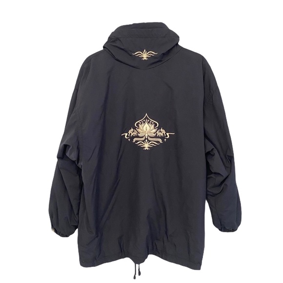 Bogner Jackets & Blazers - Vintage: Bogner ✧ Lotus Embroidery Ski Jacket Parka ✧ Black Plus Size 16 ✧